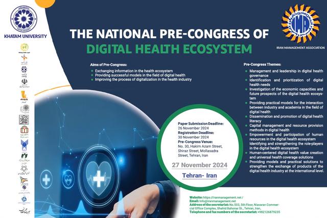 The National Pre-Congress of Digital Health Ecosystem will be held