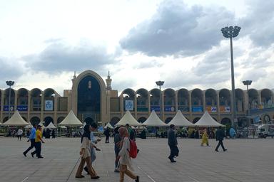 Officials of Khatam University's Library visited Tehran International Book Fair