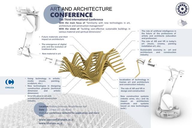 The Third International Conference on Art & Architecture, Advanced Technologies, and Construction Management (IAAC)