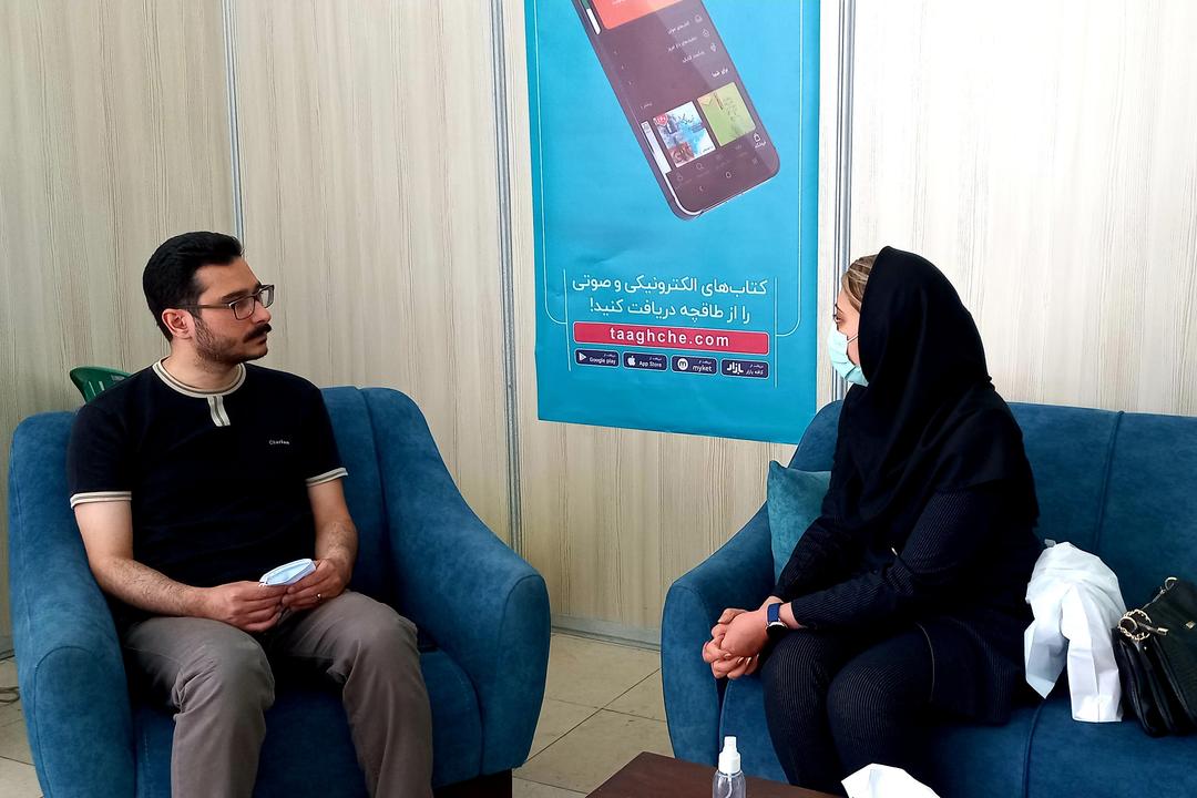 Officials of Khatam University's Library visited Tehran International Book Fair